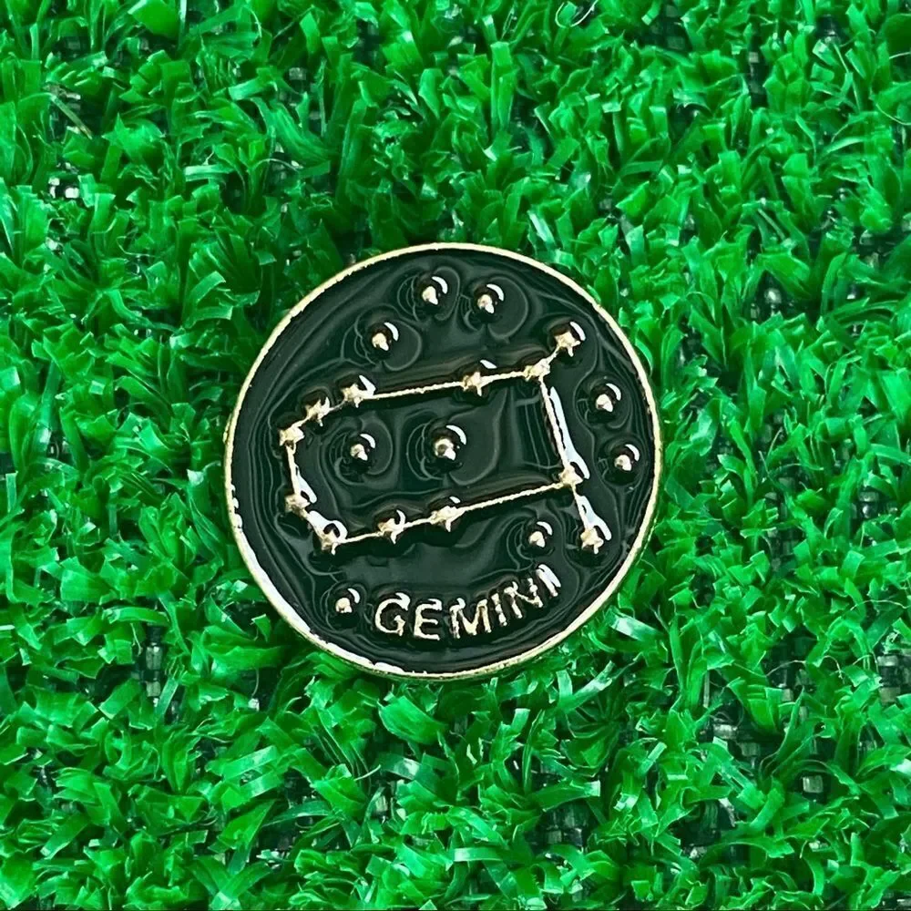 Gemini Zodiac Enamel Pin/ Brooch Lapel
